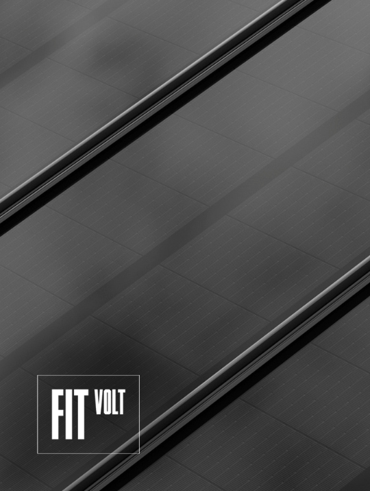 FIT VOLT integrated solar panel